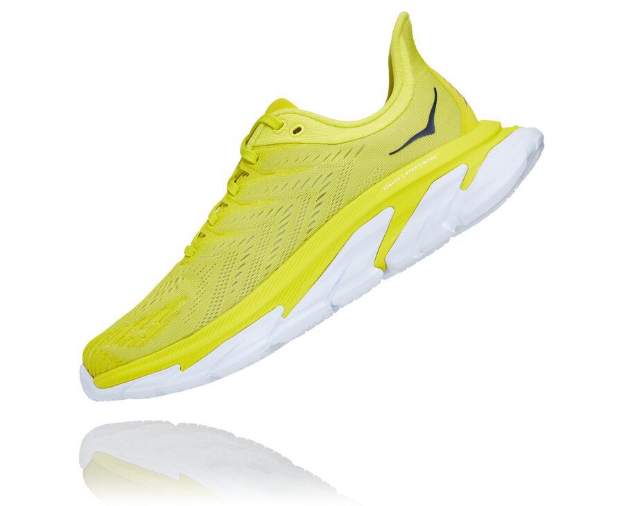 Tenis Hoka One One Hombre Fluorescentes - Clifton Edge - FWKO42316